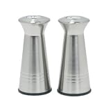 Trudeau Stainless Steel Tower Pepper Shakers