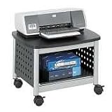 Scoot Mobile Printer Under Desk Stand, 20.5w X 16.5d, Black