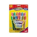 UPC 072348400668 product image for RoseArt Washable Glitter Glue Tubes, 12-Count, Assorted Colors, Packaging May Va | upcitemdb.com