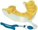 OPRO shield Silver Mouthguard (Strapped) White