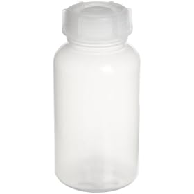 Bel-Art, Scienceware, 109060500, Bottle, Low Density Polyethylene, Wide Mouth, Round,  500ml, 6/Package