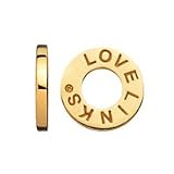 Lovelinks by Aagaard 14K Gold Plated Sterling Silver Shiny Spacer For Charm Bracelets