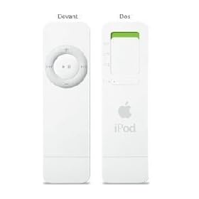 Apple iPod shuffle - Baladeur MP3 - 1 Go
