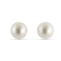10mm Freshwater Pearl Earrings with 18K Yellow Gold Post