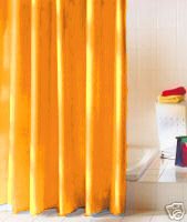 Textil Duschvorhang Orange 180x200 cm inkl. Ringe