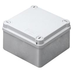 CASSETTA DI DERIVAZIONE CON COPERCHIO BASSO E VITI A 1/4 DI GIRO - IP55 - DIMENSIONI INTERNE 100X100X50 - PARETI LISCE