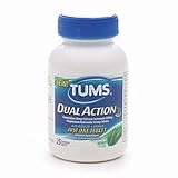Tums Dual Action Mint, Acid Reducer + Antacid 25 ea Tums Dual Action Mint, Acid Reducer + Antacid 25 ea