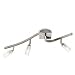 Jasmin 3 Light Ceiling Fitting FL5517 Satin Stainless Steel