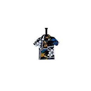 Buy Aloha Shirt Luggage Tag Aloha Print Blue 5.25x5.5 by KC