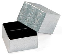 Square Ring Box - Silver Square Ring Box - Silver