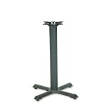 Single Column Cast Iron Base, 36w x 36d x 27-7/8h, Black