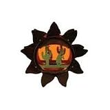 Kokopelli Bird Feeder, Rust & Amber