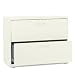 HON582LL - 2-Drawer Lateral Filing Cabinet, 36x19-1/4x28-3/8, Putty