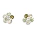 Crystal Flower Stud Earrings