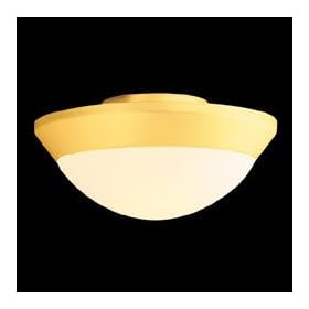 Casablanca KG1K-4 Dual-Light Fixture with Glass and Center-Stem, Antique Brass by Casablanca
