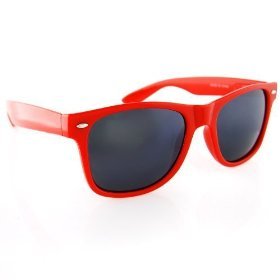 Vintage Wayfarer Style Sunglasses - 15 Colors w/ Free Eyewear Holder