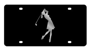 Golf Woman License Plate