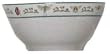 Artistically designed dinnerware Garden Bugs motif soup bowls 16 oz. Set/4