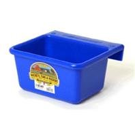 3 PACK PLASTIC MINI FEEDER, Color: BLUE; Size: 6 QUART (Catalog Category: Barn & Stable Supplies:BUCKETS, TUBS, FEEDERS & TANKS)