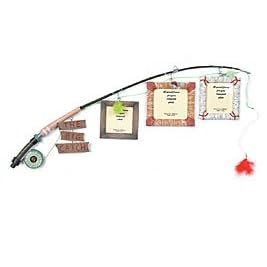 The Big Catch Fly Fishing Pole Photo/Picture Frame Holder