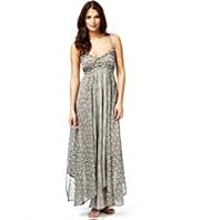 Indigo Collection Pure Cotton Block Print Maxi Dress