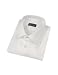 Del Siena Handmade White Twill Cotton Italian Slim Dress Shirt