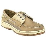 Sperry Top-Sider Men's Nautical Billfish 3-Eye Boat Shoe,Tan Beige,8 M