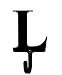 Letter L Wall Hook XS