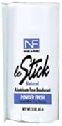 Nature De France White Powder Fresh Deodorant Stick, 3 Ounce -- 6 per case.