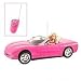 Barbie Light Pink Corvette Convertible Car & Doll Set