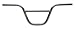 REDLINE Device Handlebar 7.25" Rise Chromoly Black
