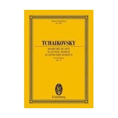 Slawischer Marsch: op. 31. CW 42. Orchester. Studienpartitur. (Eulenburg Studienpartituren)