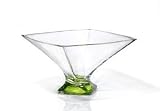 7"D Green Crystal Bowl - Legend Collection - Bohemia Crystal - Made In Czech Republic