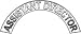 Assistant Director White Firefighter Fire Helmet Arcs / Rocker Decals Reflective