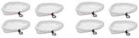 8 Replacement Pads Compatible with H2O H20 Steam Mop