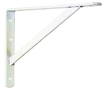 Stanley Hardware 12-by-8-Inch Heavy Duty Shelf Bracket, White #257545