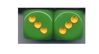  HeroClix: Set of 2 Hulk Green Dice # D1 (Common) - The Incredible Hulk Fast F...