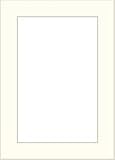 Antique white professional mat board fits 11x14 frame displays 8x10 print