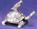 Regular Tortoise with Bird Sculpture