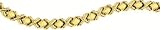 14K Gold Hugs and Kisses Bracelet.5mm wide, 7 inch