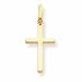 14k Hollow Cross Pendant