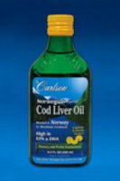 Norwegian Cod Liver Oil Lemon Flavor - 8.4 oz - Liquid