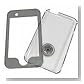 iPod touch用クリスタルジャケットセット(クリアブラック)