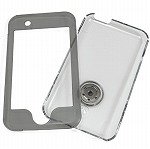 iPod touch用クリスタルジャケットセット(クリアブラック)