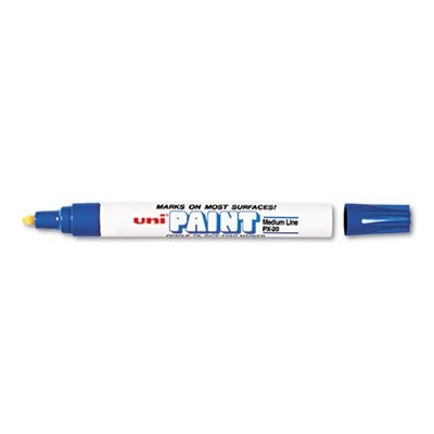Sanford63603 Uni-Paint Oil Based Marker, Medium Point, Blue Ink, 1/Each