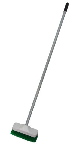 ガンコ汚れに! ねじ込み式 デッキブラシ