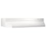 Broan F403611 Economy 36-Inch Four-way Convertible Under-Cabinet Mount Range Hood, White on White