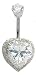 Star belly rings by GlitZ JewelZ ? - We use the best quality CZ crystals hand set and hand polished - gently packed in a lovely velvet pouch. Surgical steel bar 3/8' (10MM)