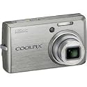 Nikon COOLPIX S600 Digitalkamera (10 Megapixel, 4-fach opt. Zoom, 2,7" Display, Bildstabilisator) silber