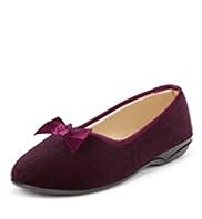 Classic Collection Slip-On Bow Slippers